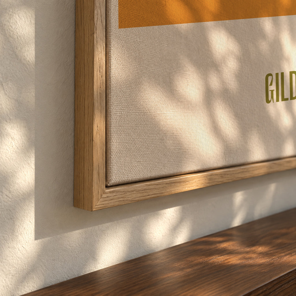 Gilda - Framed canvas detail