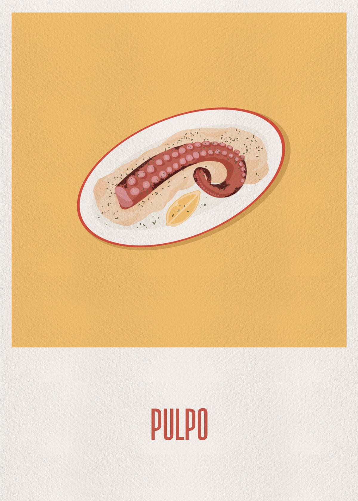 Pulpo - Unframed art print