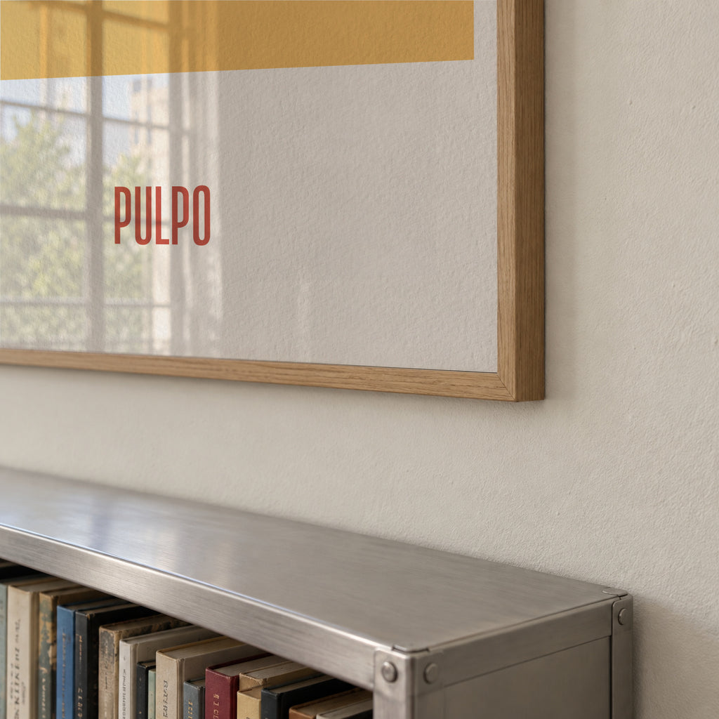 Pulpo - Framed poster detail
