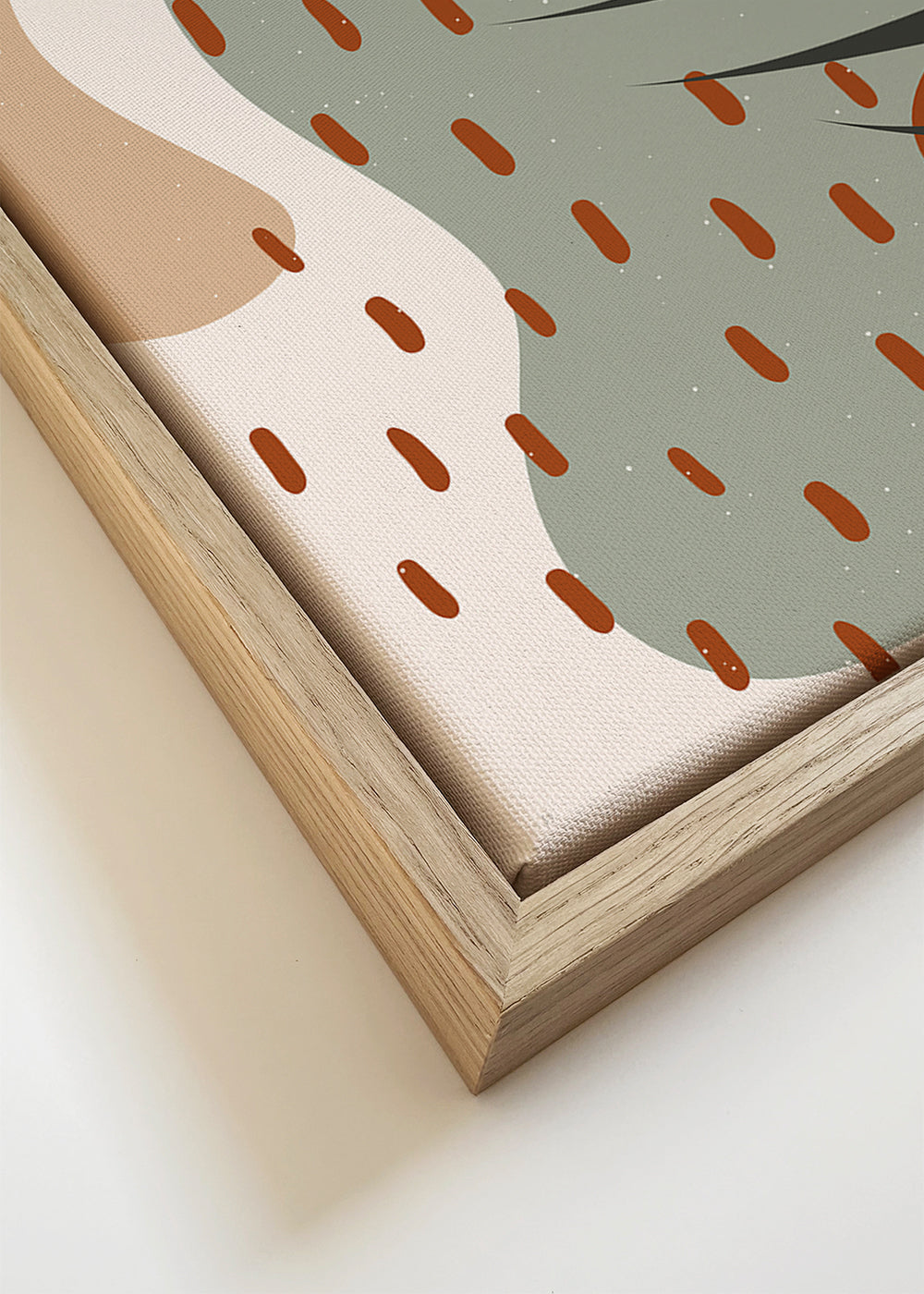 Botanische poster met tropisch blad minimal