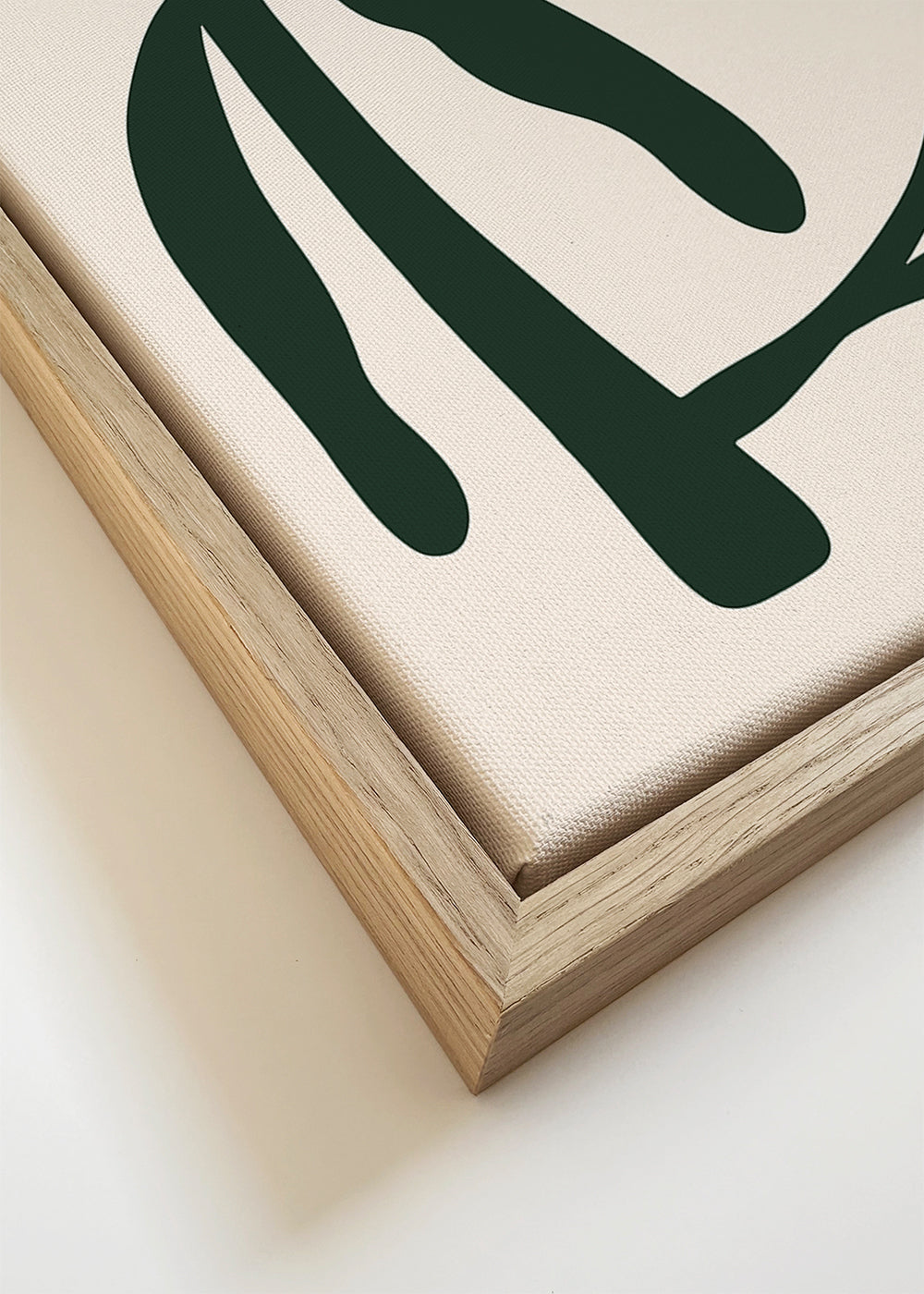 Botanische poster met oranje bloemen