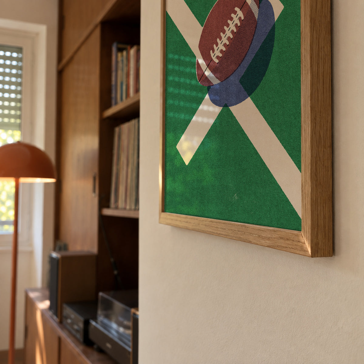 BALLS / American Football - Framed poster detail