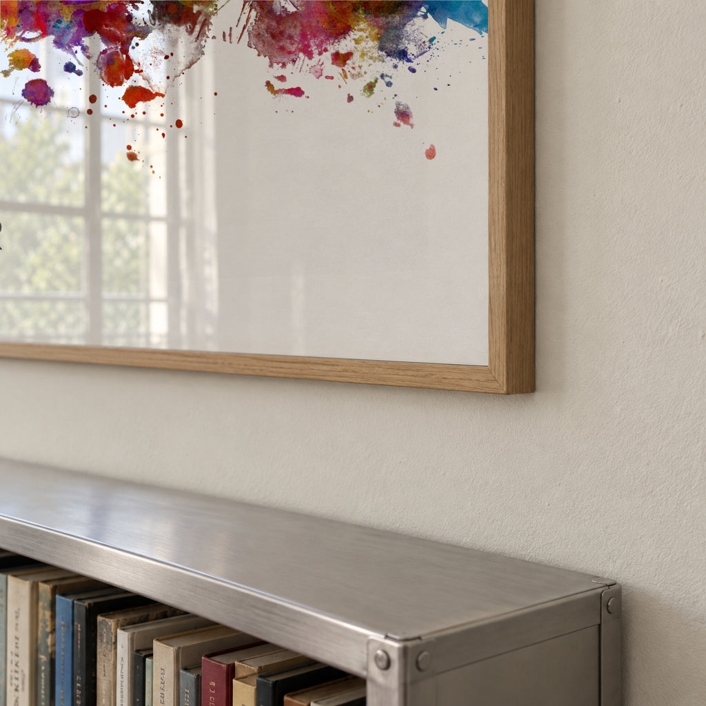 Winchester Skyline multicolor - Framed poster detail