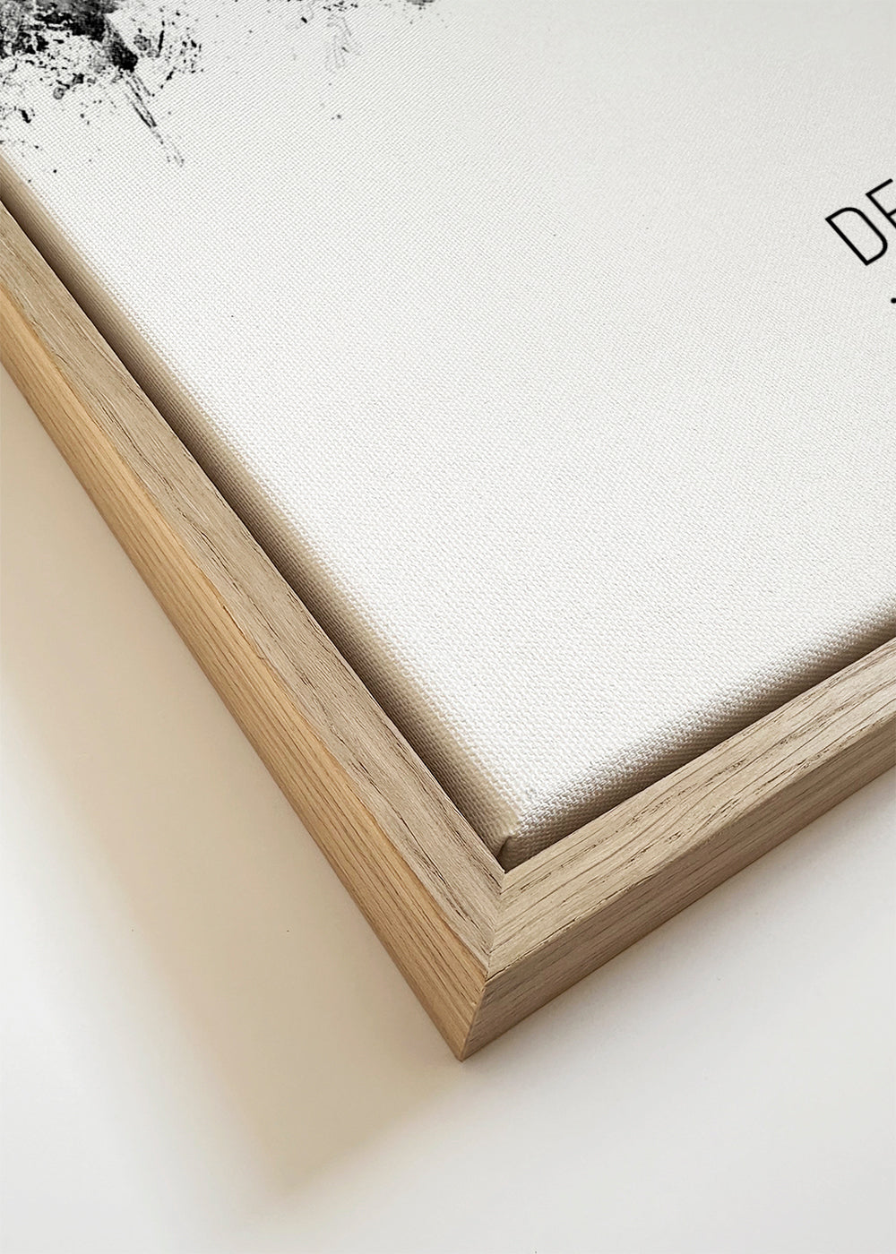 Stadskunst: Derby skyline ininktprint