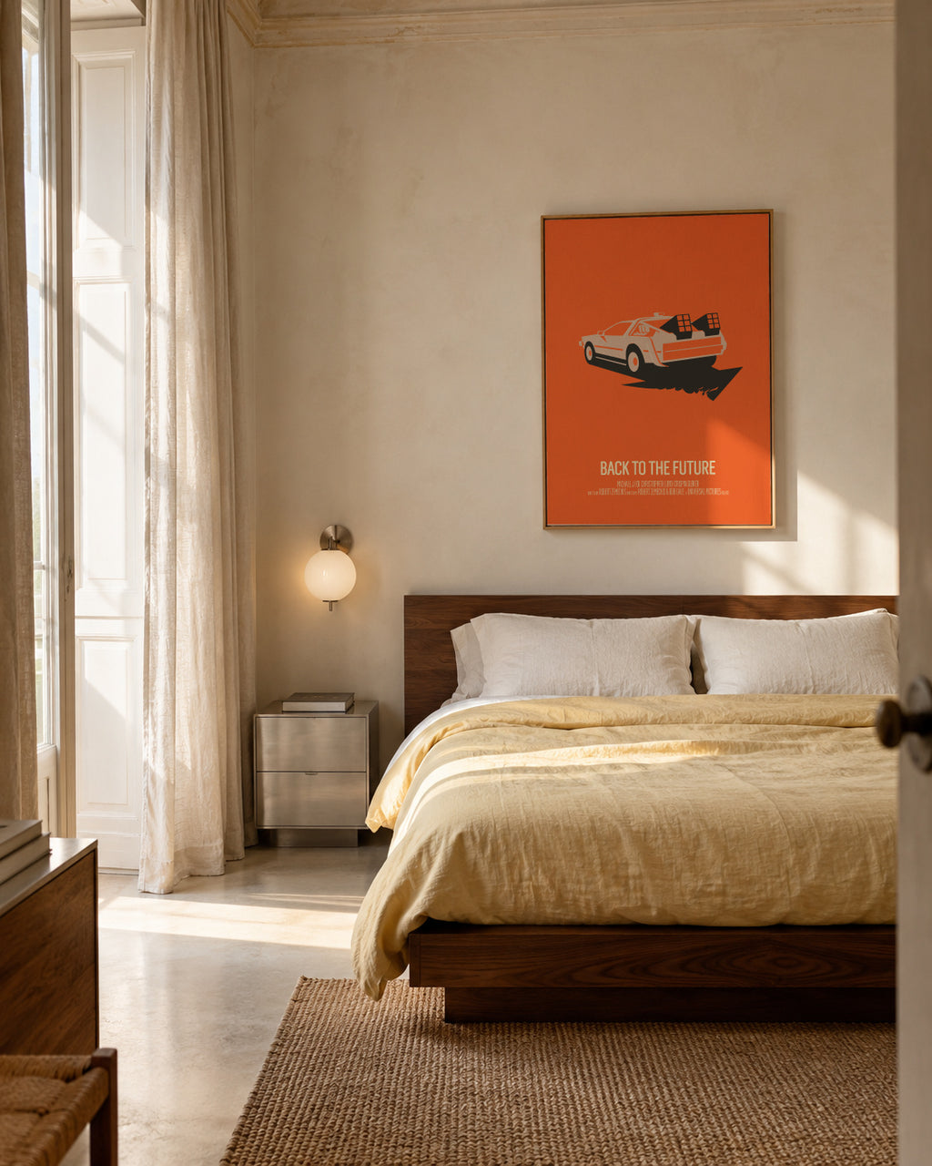 Back to the Future - Framed canvas in an interior