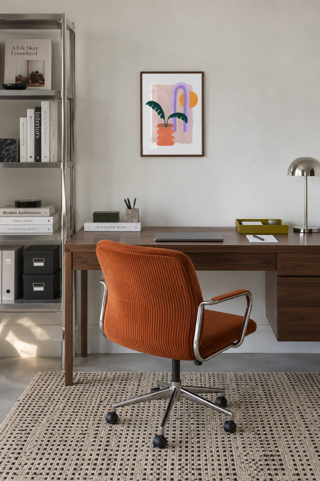 Banana & Sunshine - Framed poster in an interior