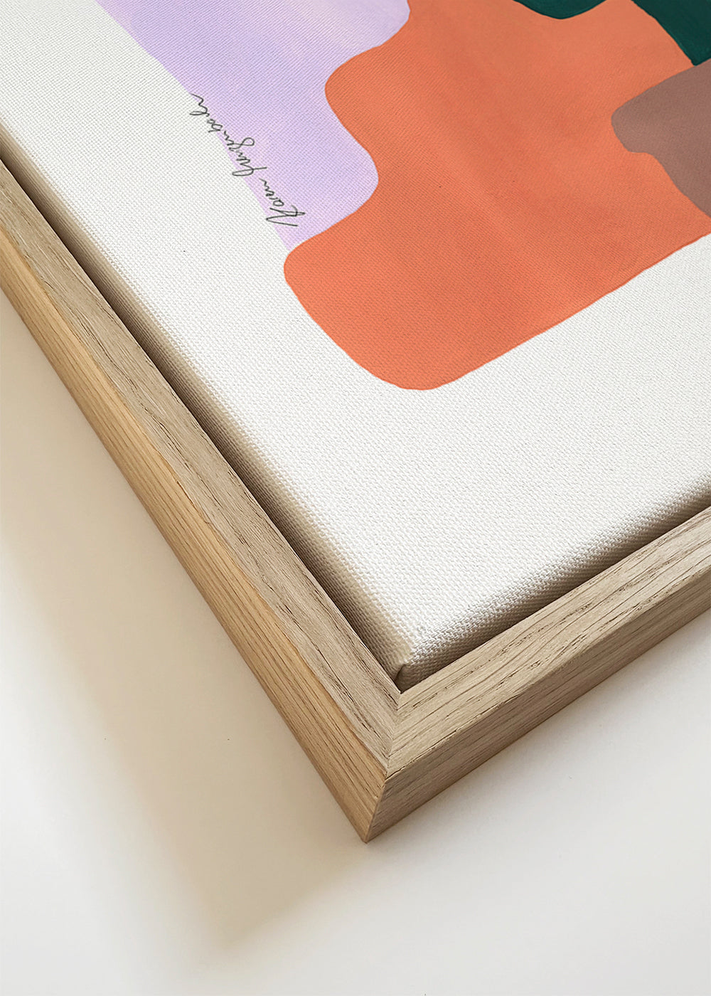 Botanische poster: cactus en zon minimalistisch