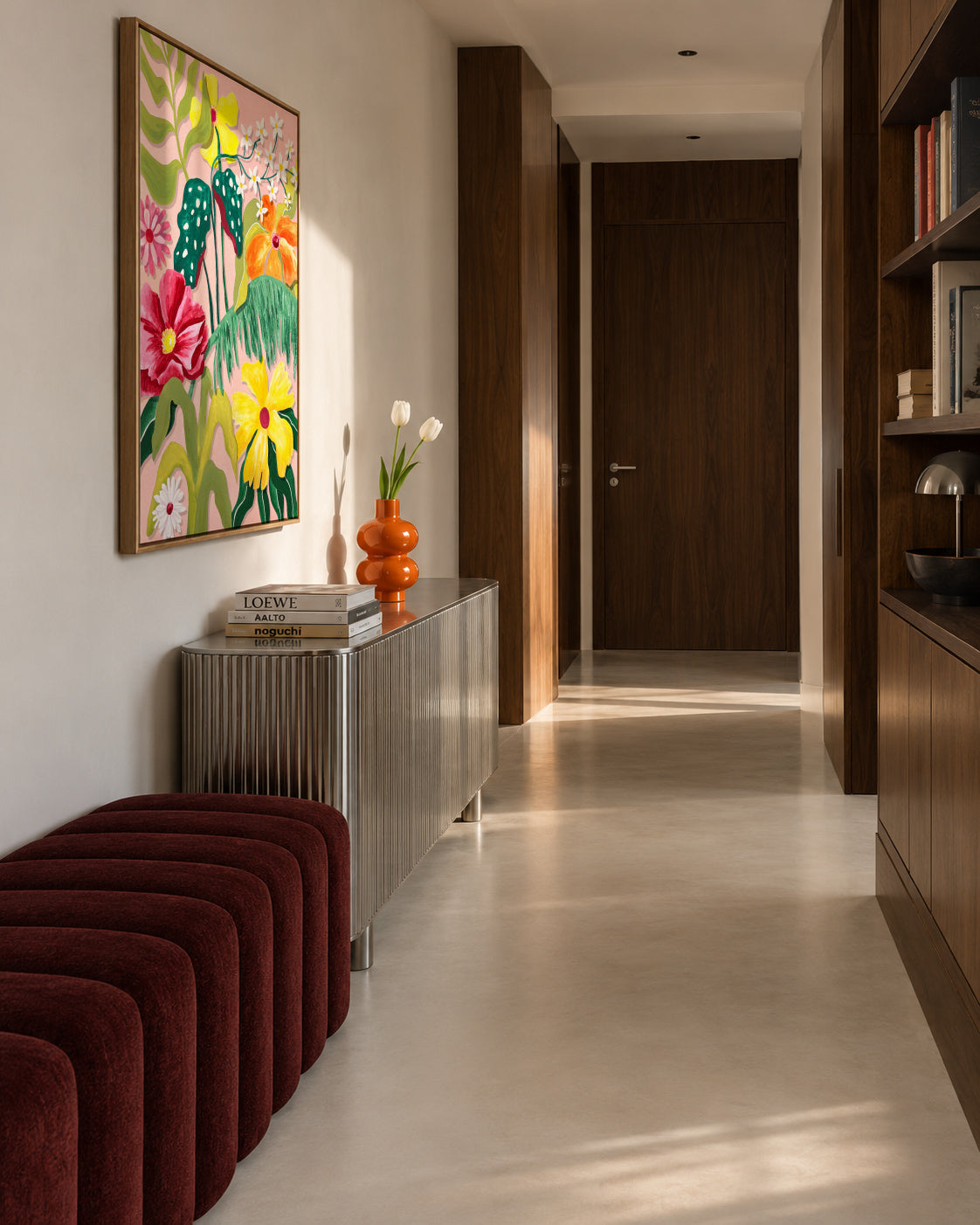 Flores y Plantas - Framed canvas in an interior