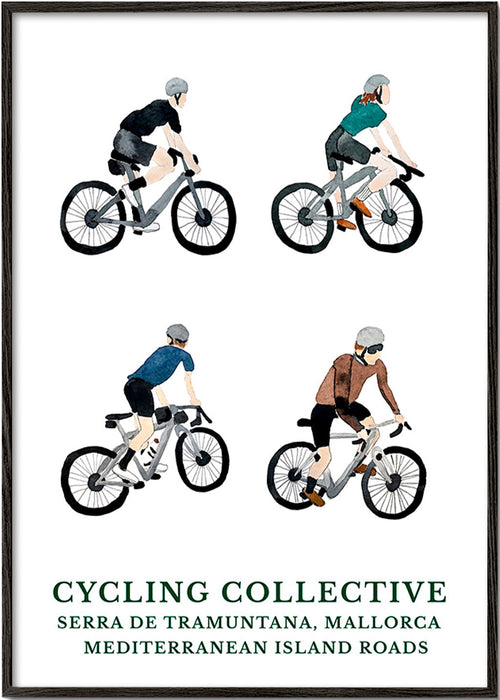 Sportkunst Mallorca fietsers