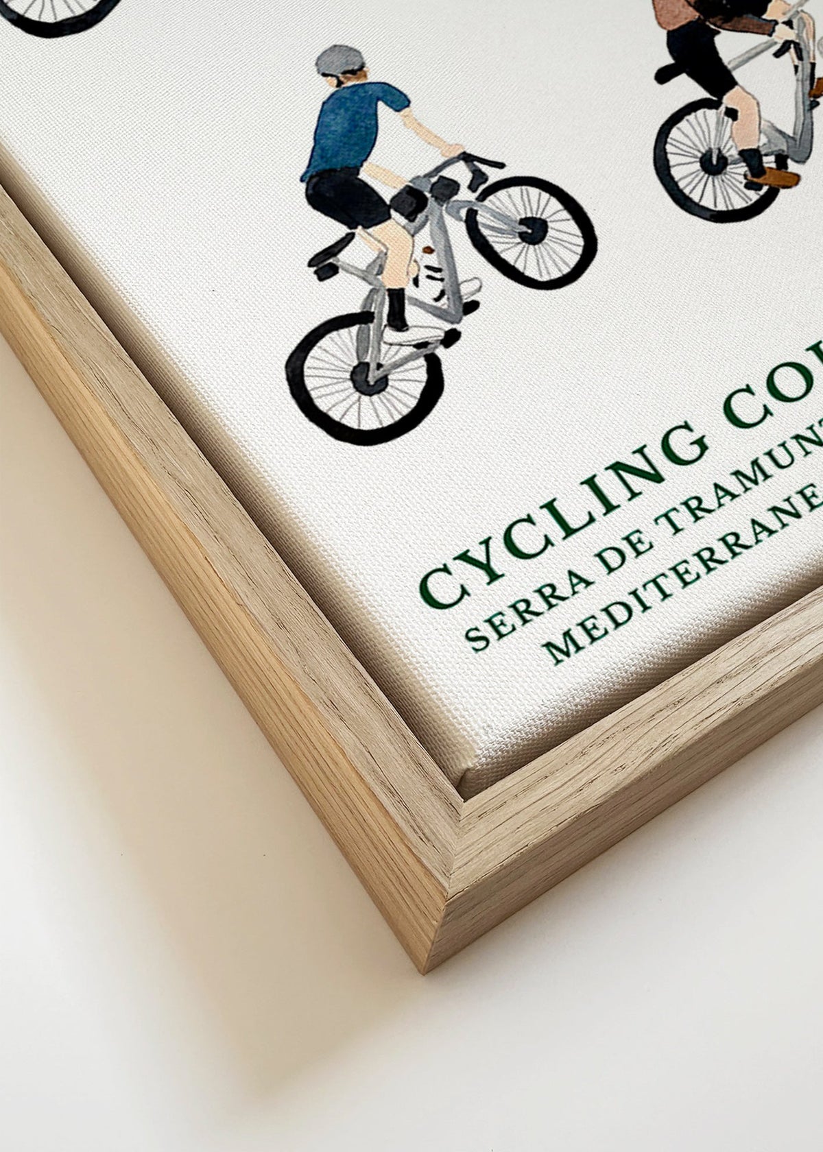 Sportkunst Mallorca fietsers