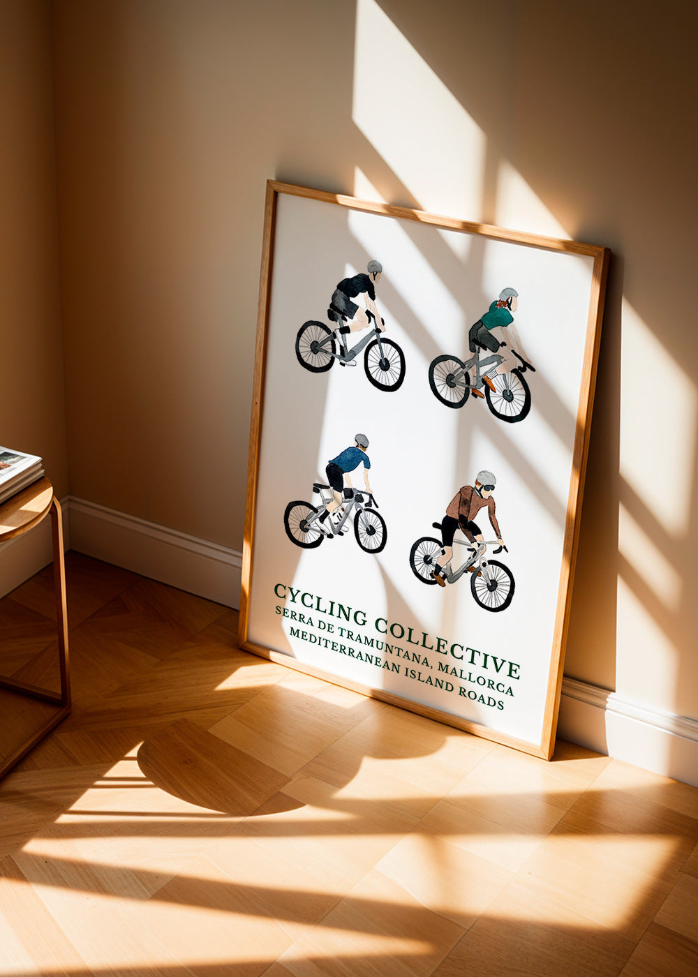 Sportkunst Mallorca fietsers