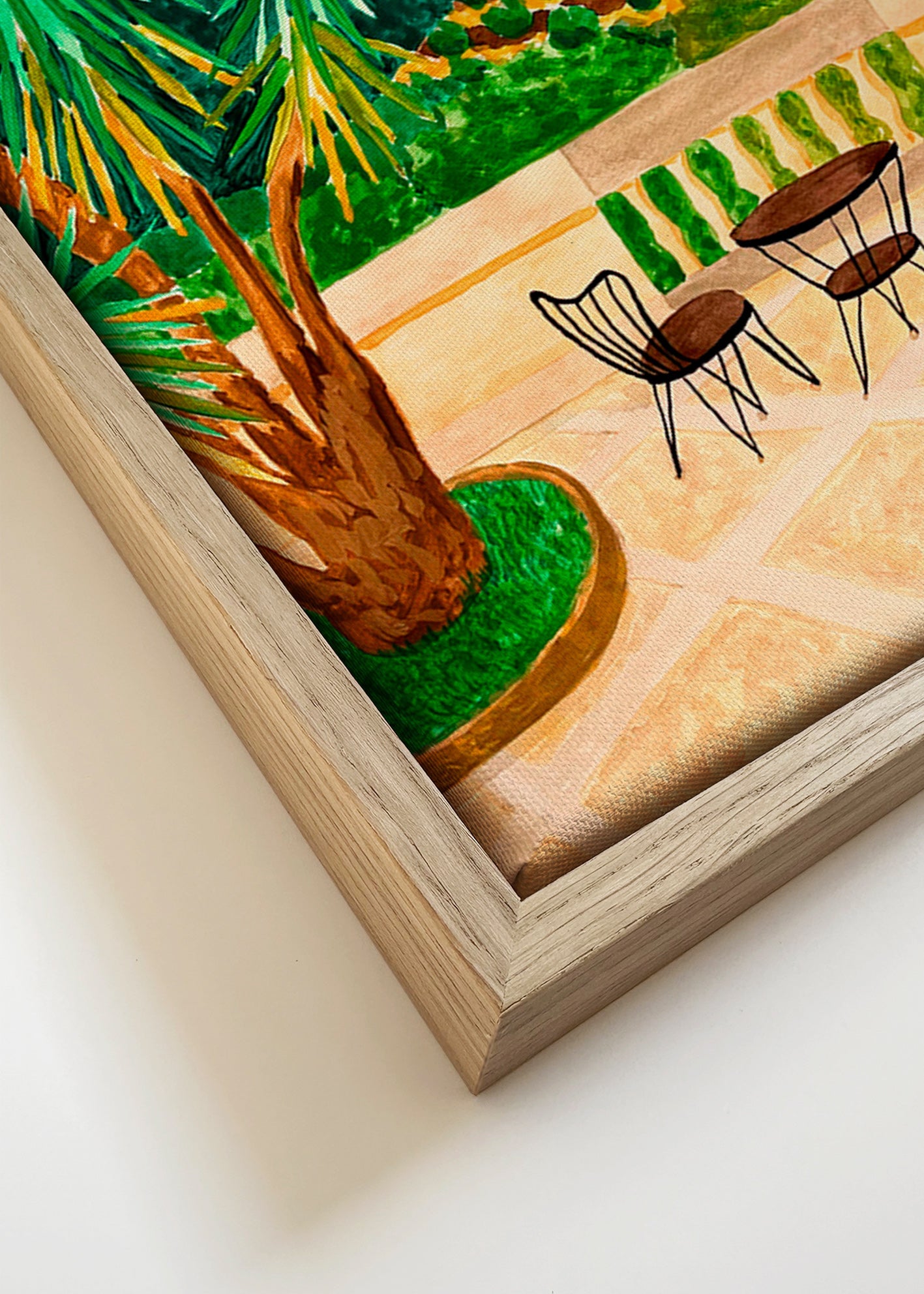Botanische poster: mediterrane terras