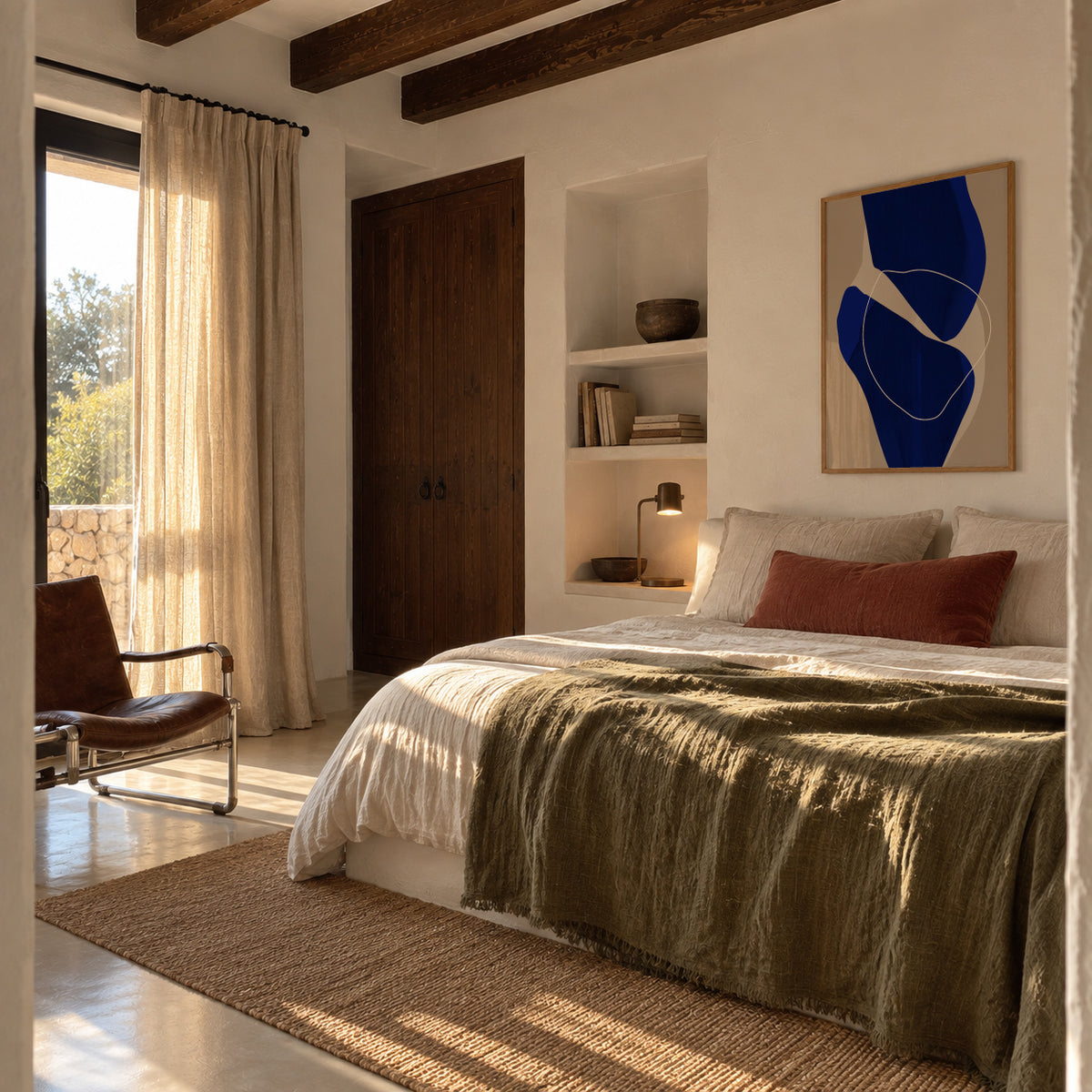 Form XXV - Framed poster in an interior