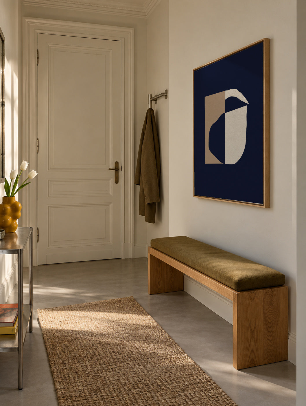 Form XXIII - Framed canvas in an interior