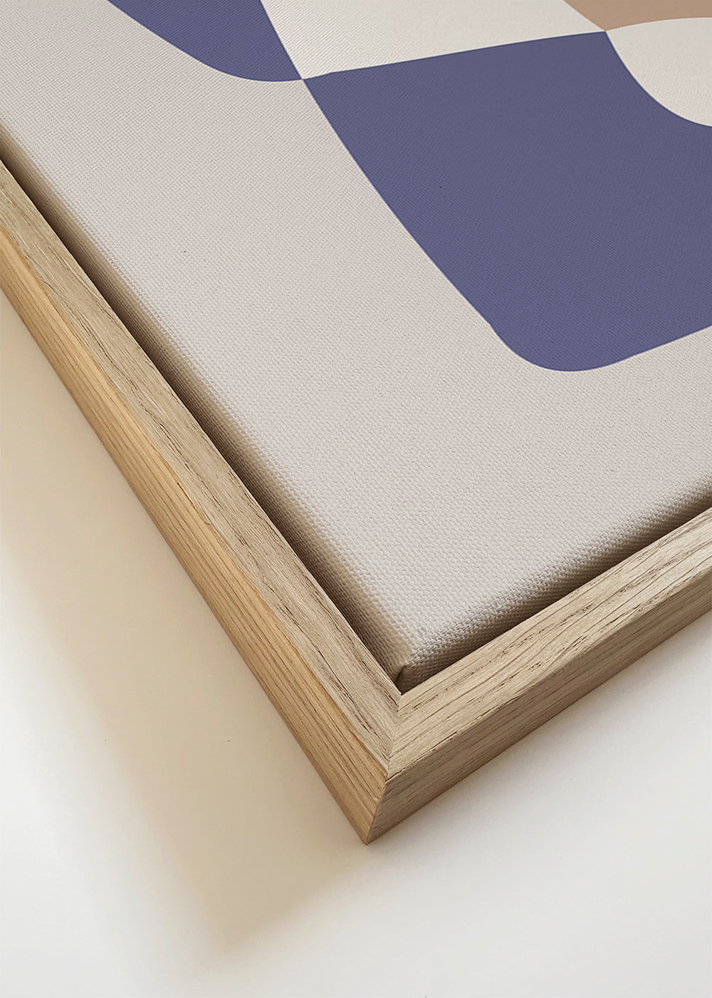 Abstract kunstwerk met organische vormen