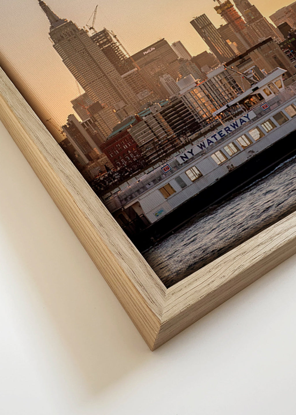 Keuken kunst Manhattan skyline – Canvas detail