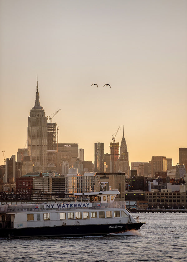 Keuken kunst Manhattan skyline