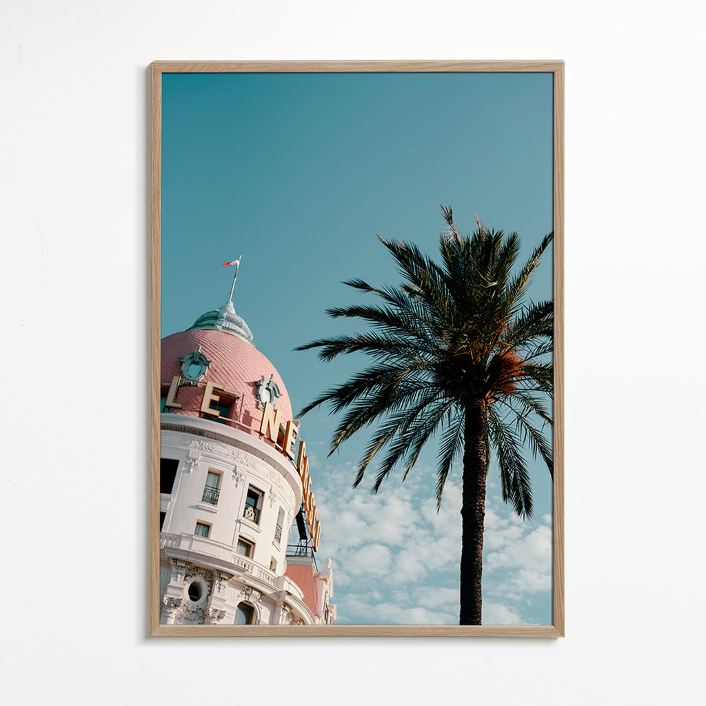 Keuken kunst Riviera koepel met palm – Oak Frame