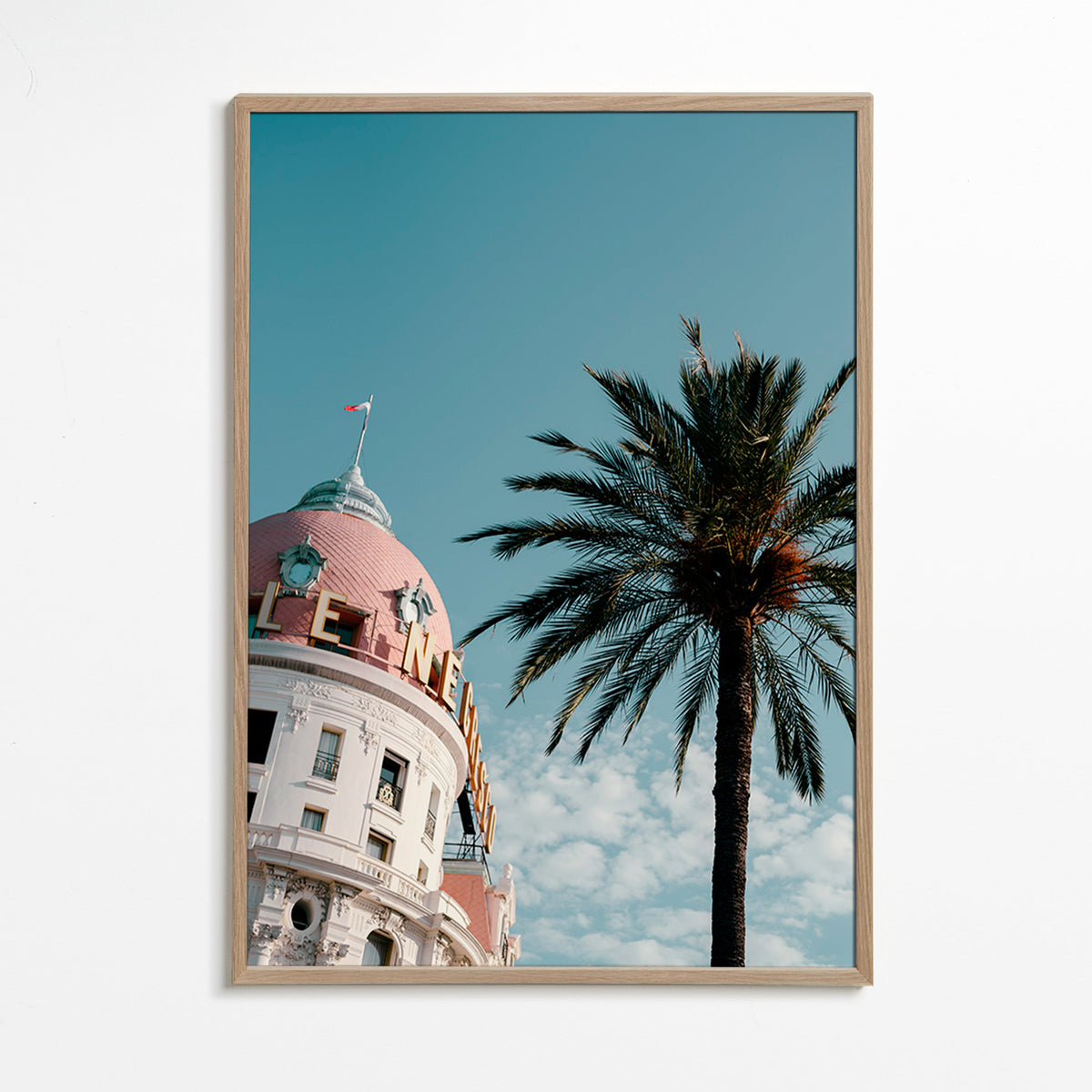 Keuken kunst Riviera koepel met palm – Oak Frame