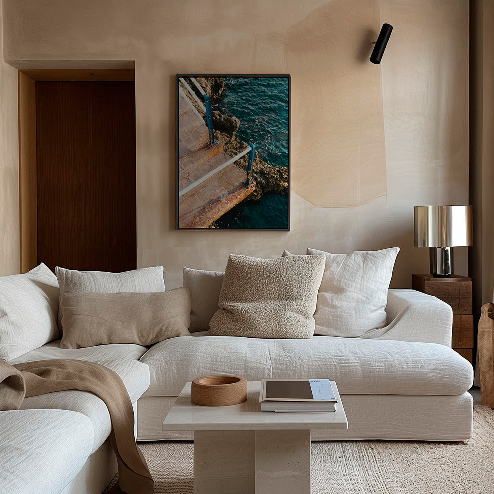 Landschap kunst: trap naar de zee – Canvas1