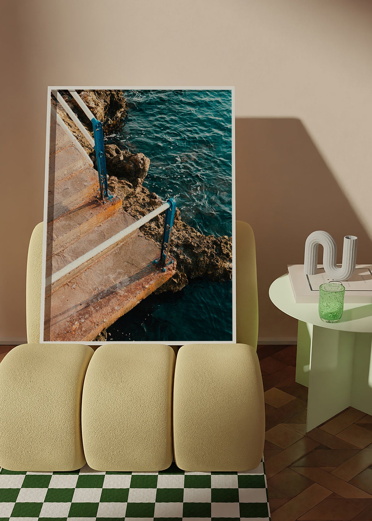Landschap kunst: trap naar de zee – Product2
