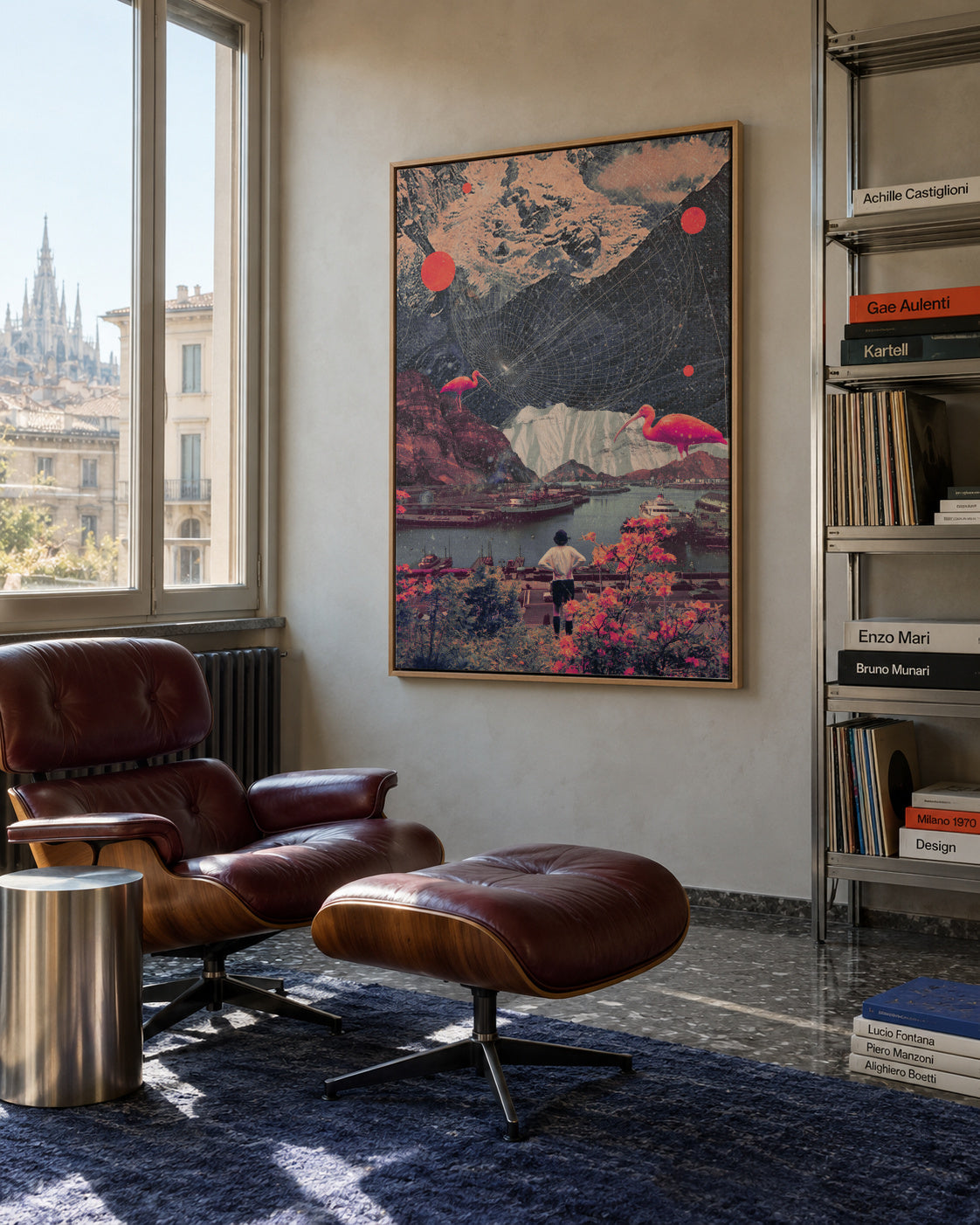 My Choices Left Me Alone - Framed canvas in an interior