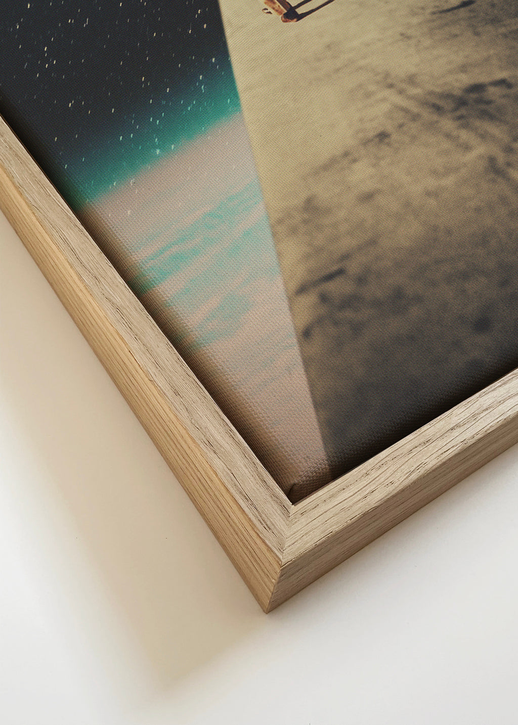We Chose This Road My Dear - Framed canvas detail