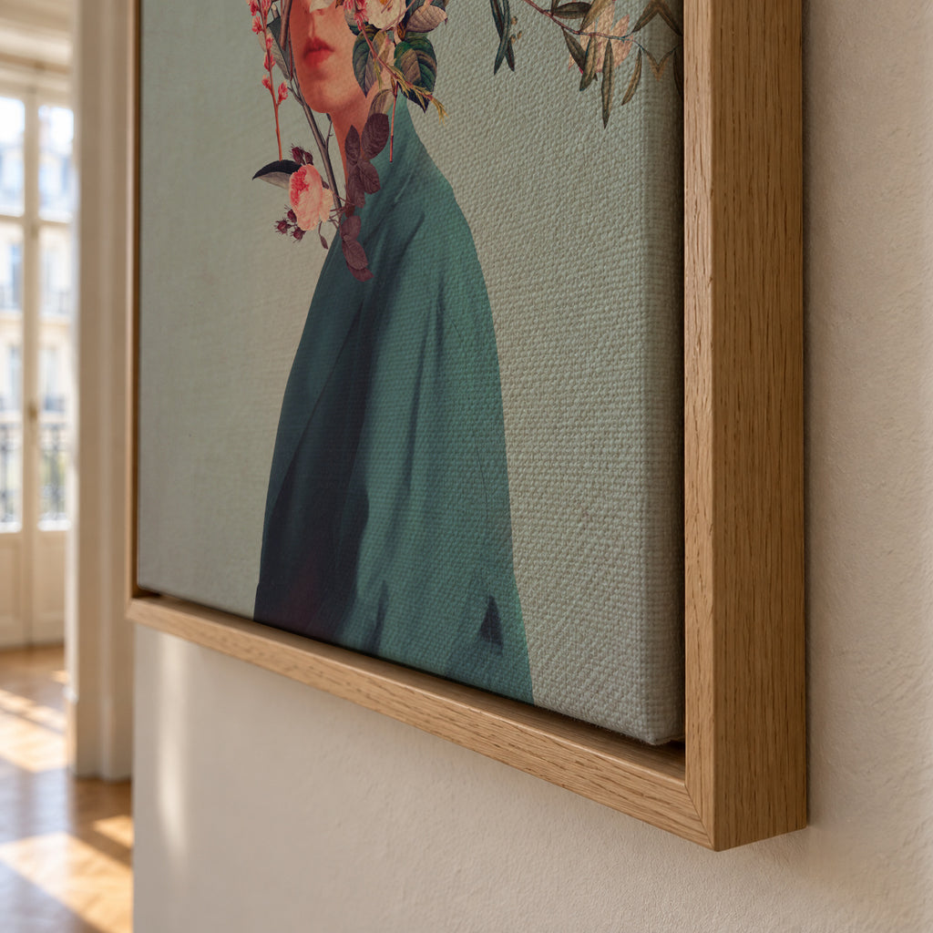I Was Hidden But You Saw Me - Framed canvas detail