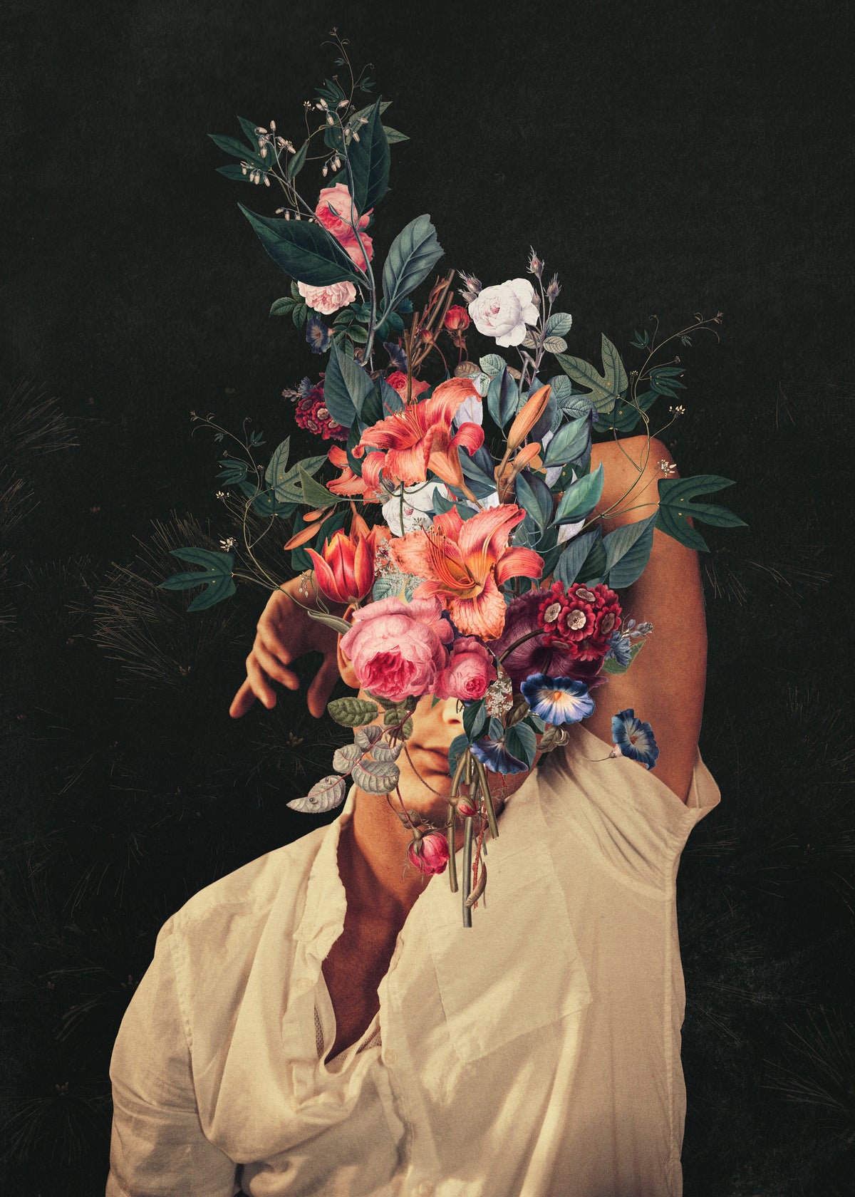 Roses Bloomed Every Time I Thought Of You - Unframed art print