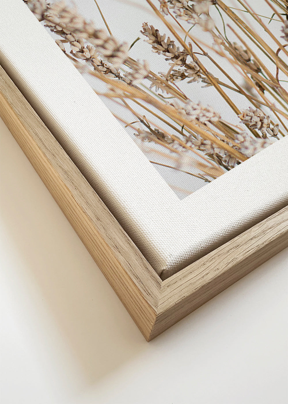 Botanische poster met droge stengels