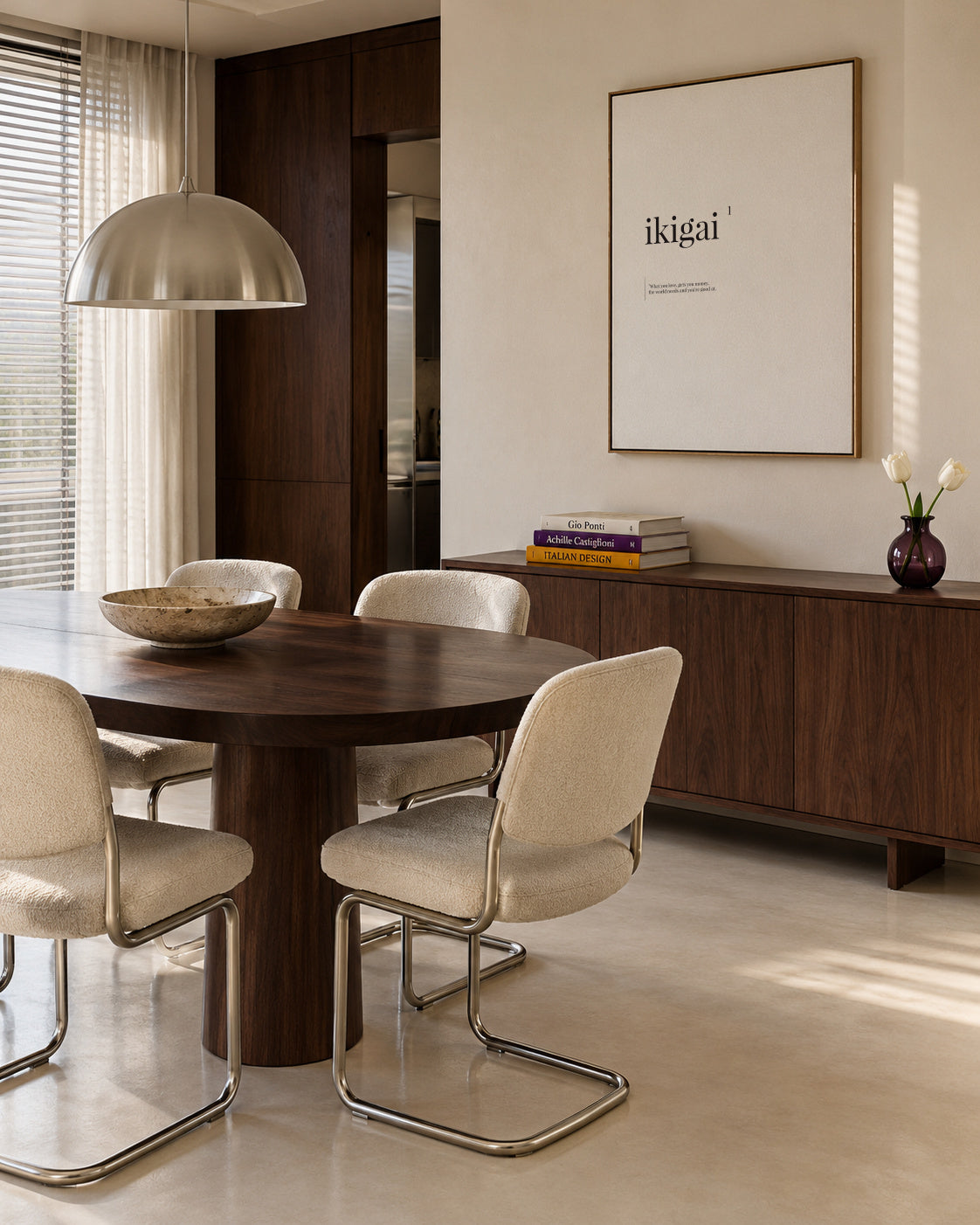 Ikigai - Framed canvas in an interior