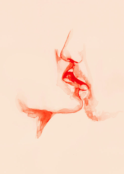 Intieme aquarelillustratie