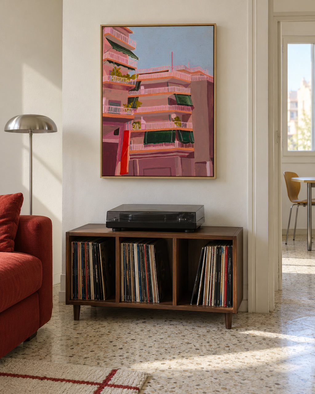 Memories - Framed canvas in an interior