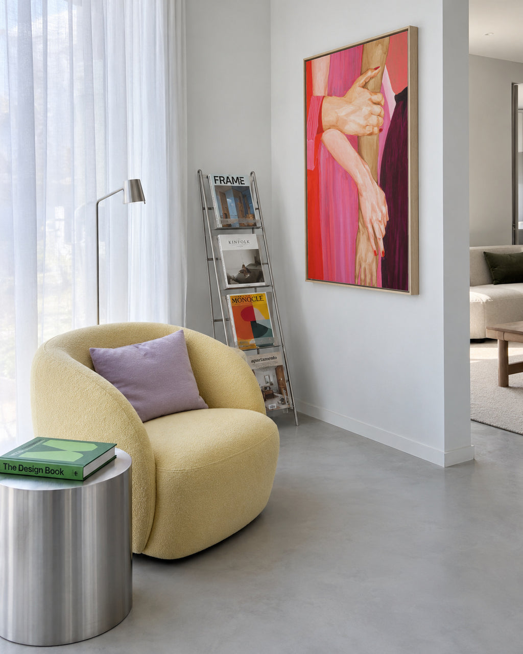 Its about us - Framed canvas in an interior