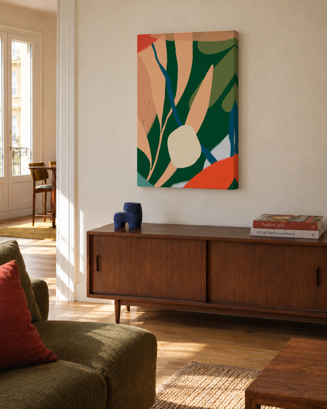 Coruripe - Unframed canvas in an interior