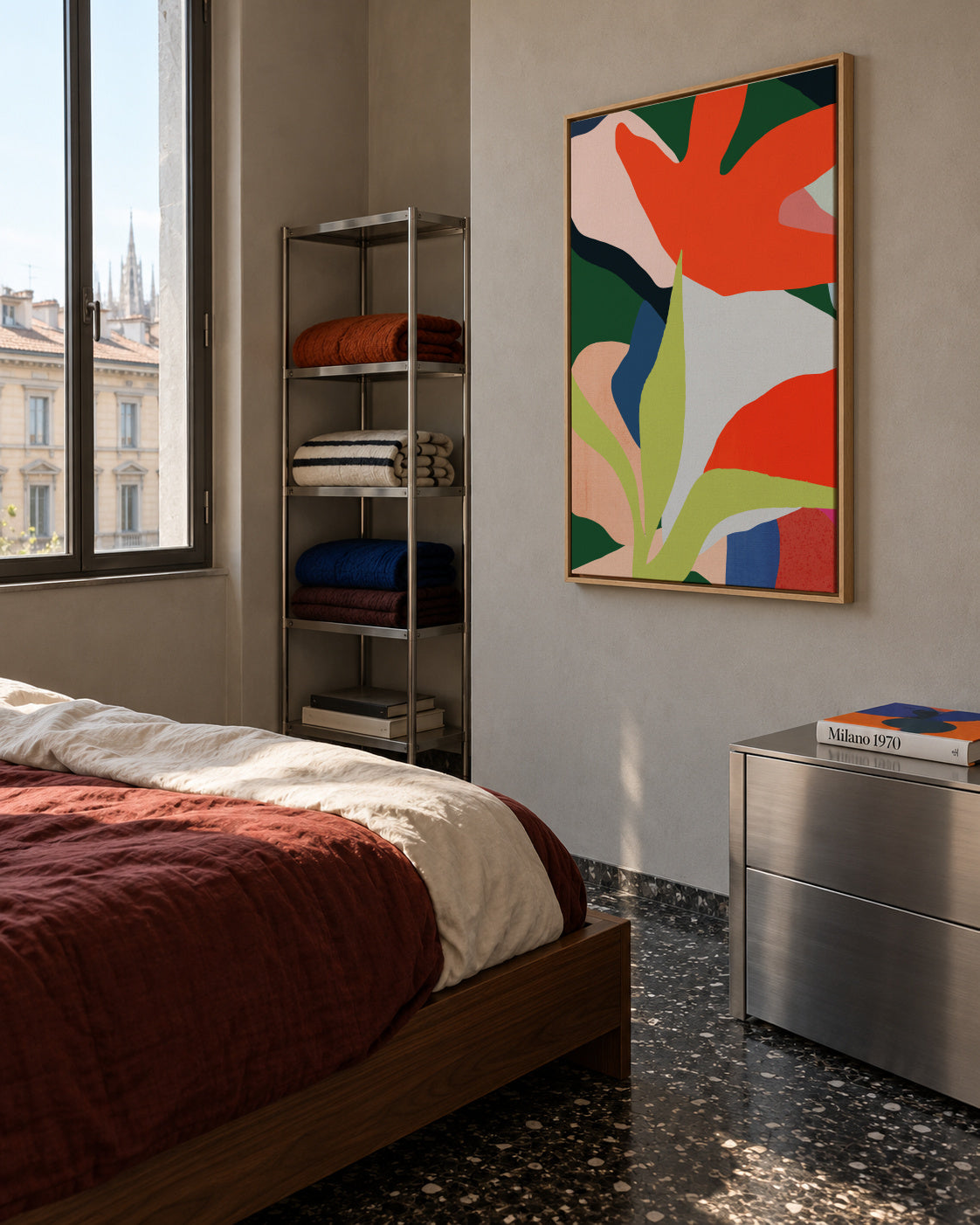 Ponta verde - Framed canvas in an interior