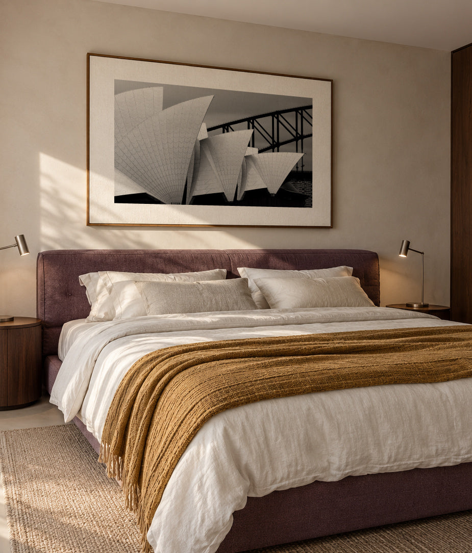 Opera house Sydney - Framed canvas in an interior