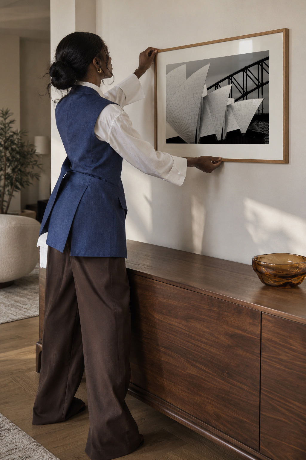Opera house Sydney - Framed poster in an interior