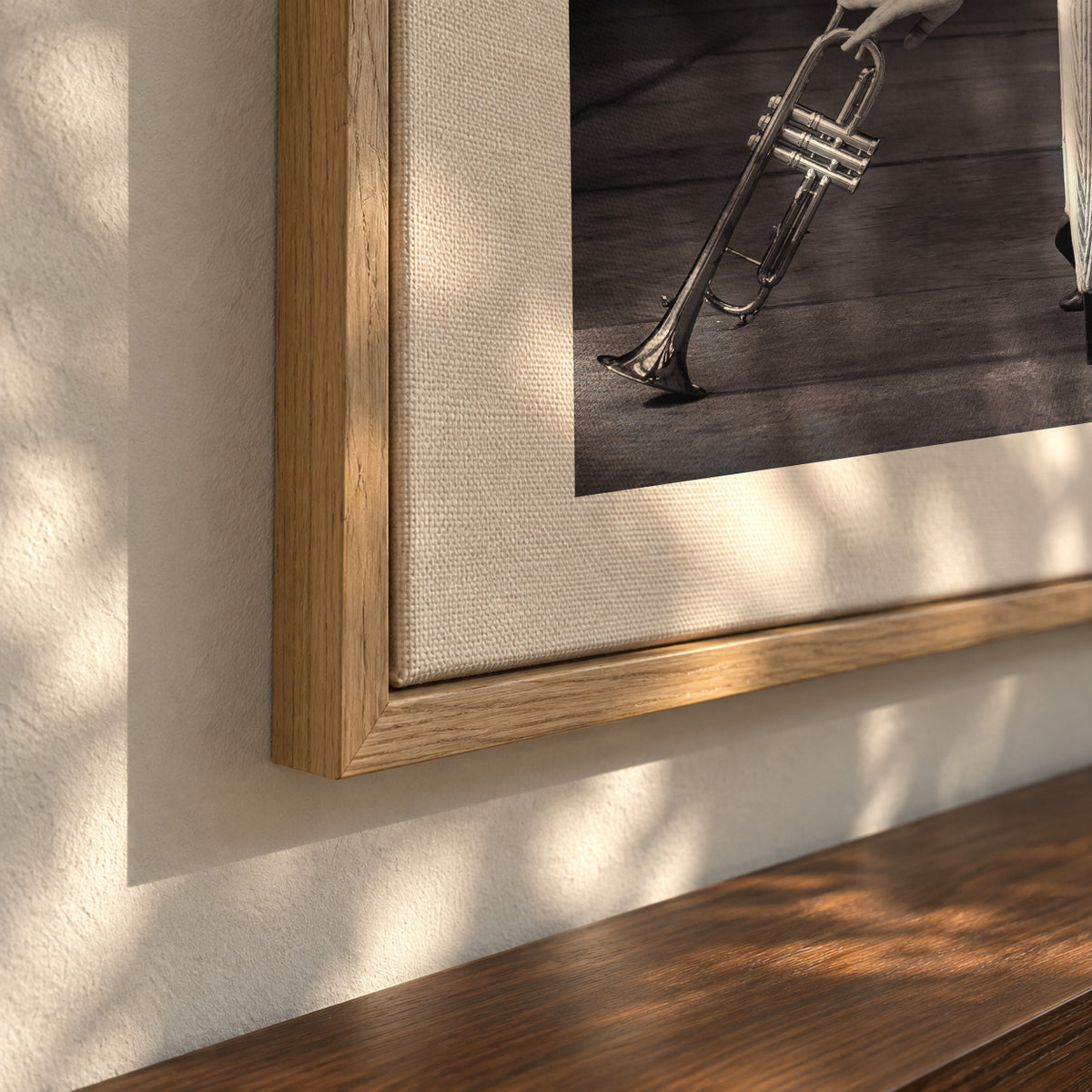 Sentimental sounds - Framed canvas detail