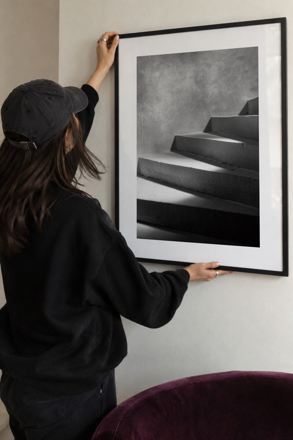 Steps of Light - Framed poster detail