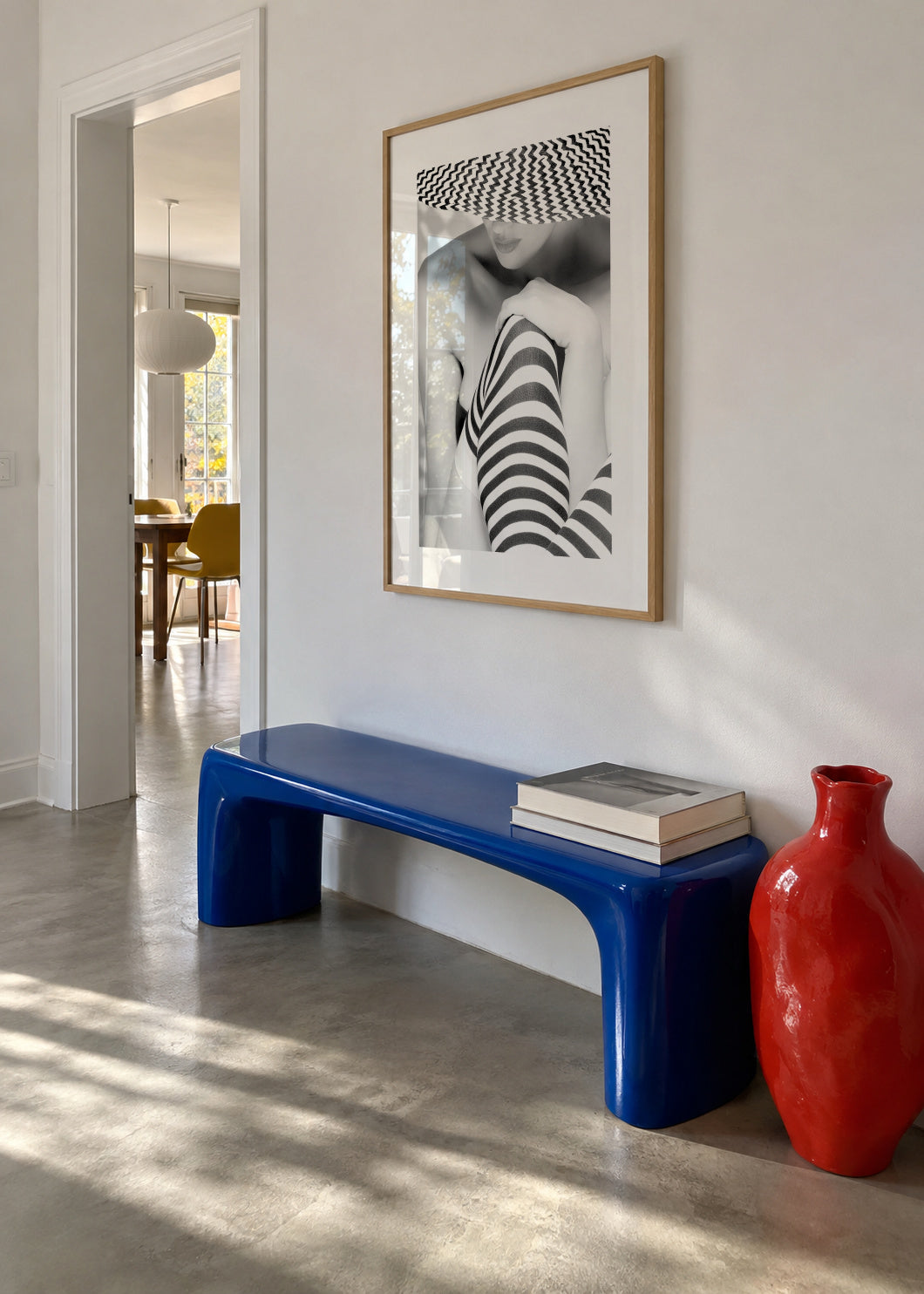 Zagging that Zig - Framed poster in an interior