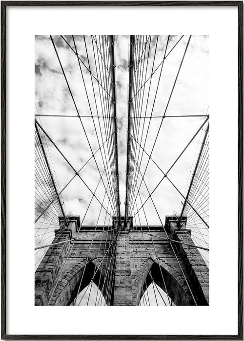 Keuken kunst: brug in opwaartse perspectief