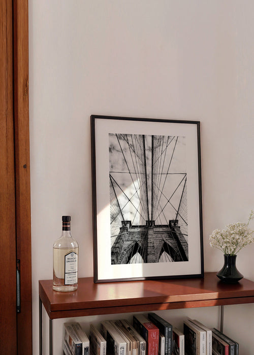 Keuken kunst: brug in opwaartse perspectief