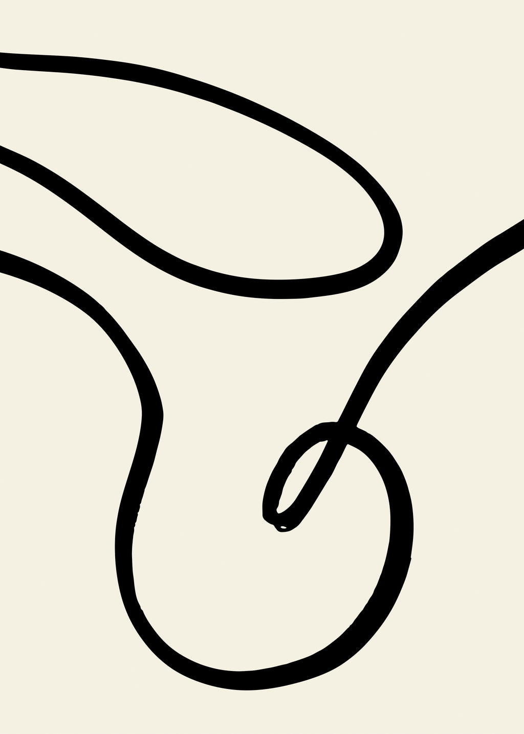 Black Lines 02 - Unframed art print