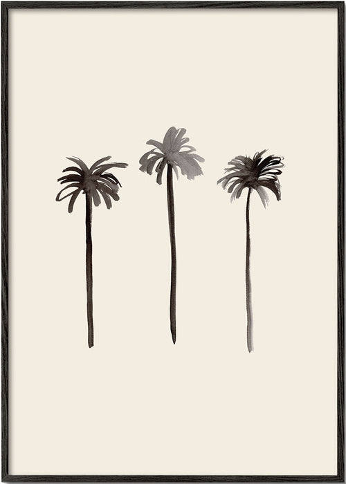 Botanische poster palmen in inkt