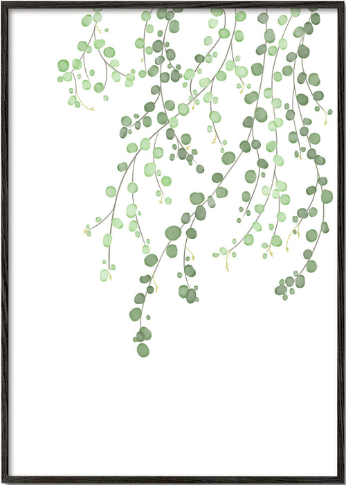 Botanische poster hangende takken