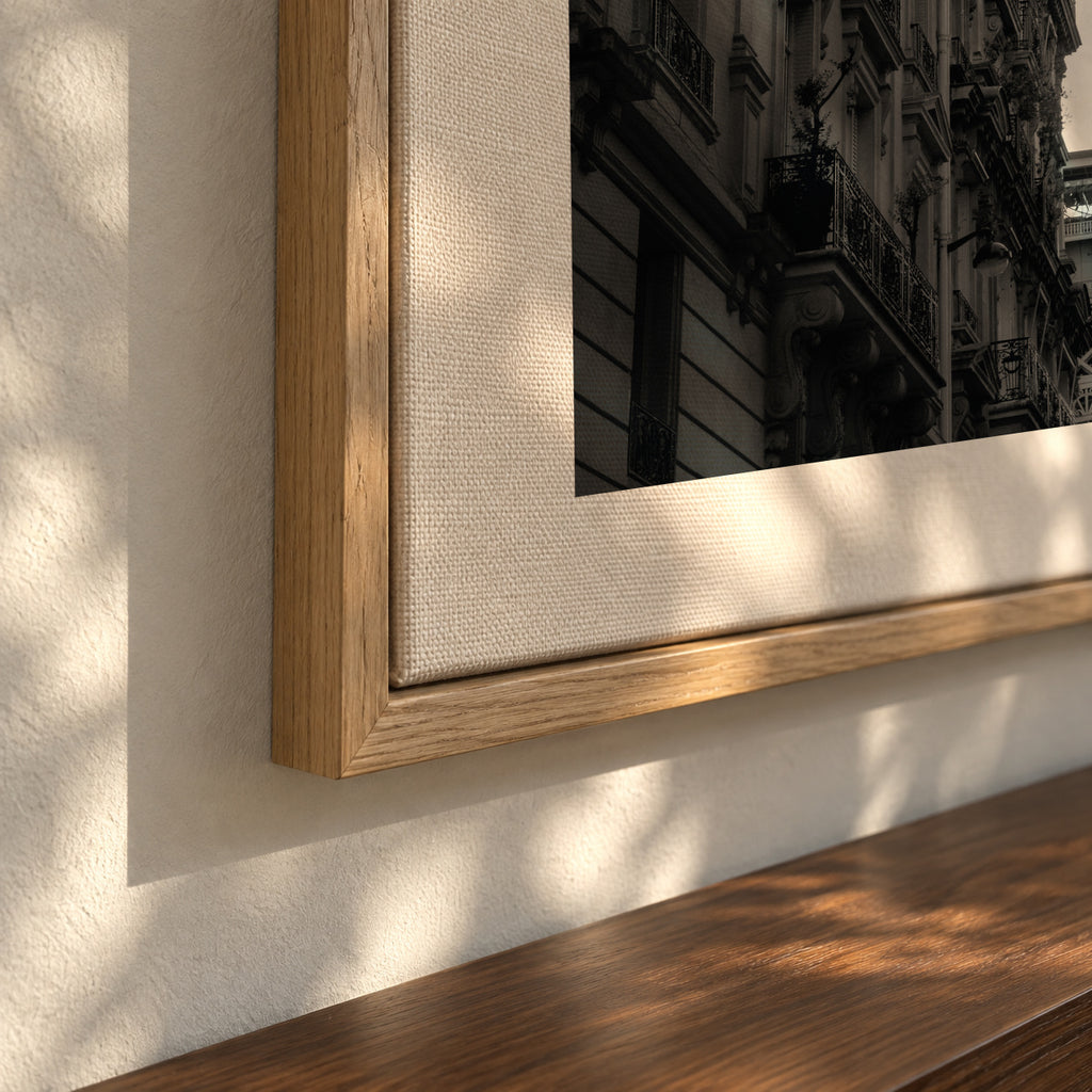 Eiffel Tower III - Framed canvas detail