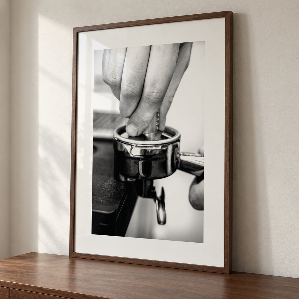 Coffee VII - Framed poster detail