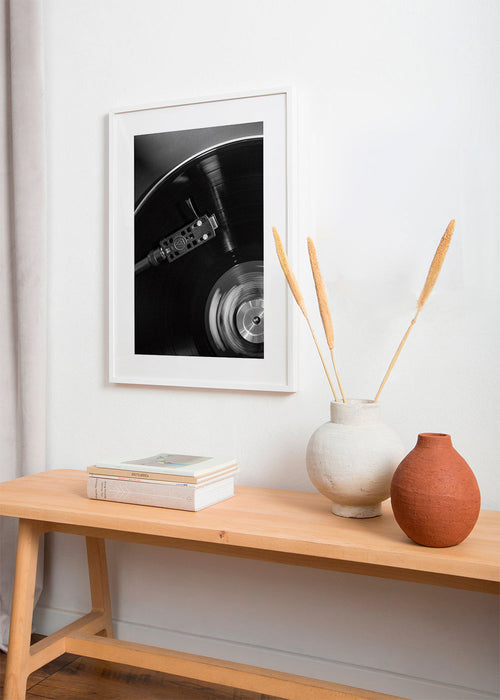 Vinylfotografie close-up