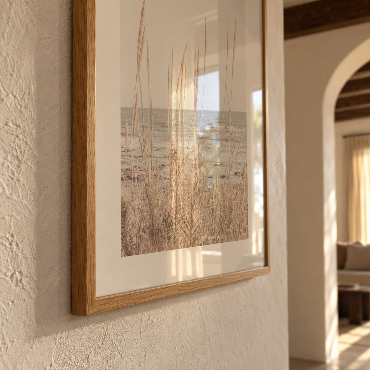 Beach Vass I - Framed poster detail